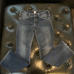 Silver Jeans Women's Boot Cut in Dark Blue